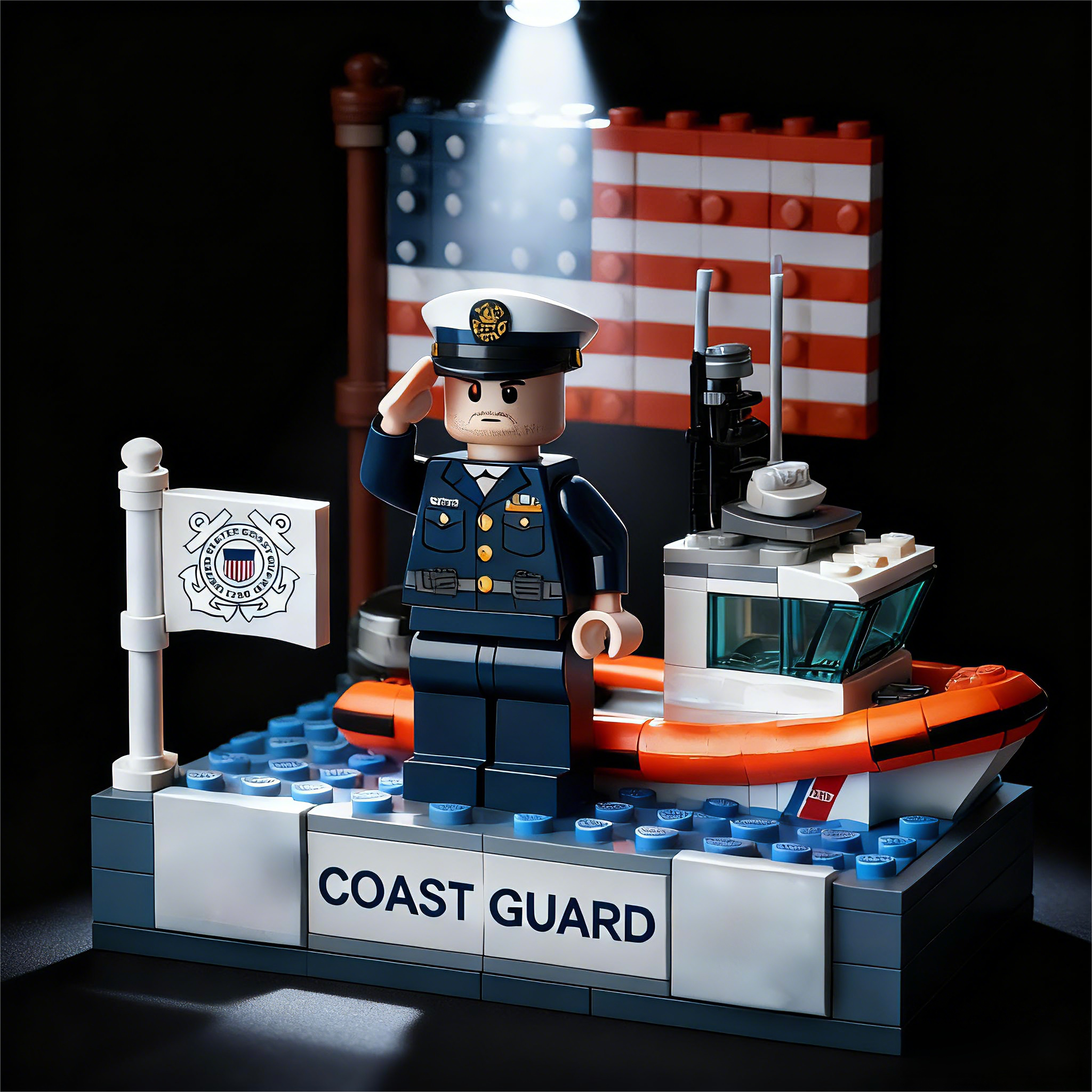 🔥FLASH SALE 60% OFF🔥U.S. Military 250th Anniversary Patriotic Building Blocks
