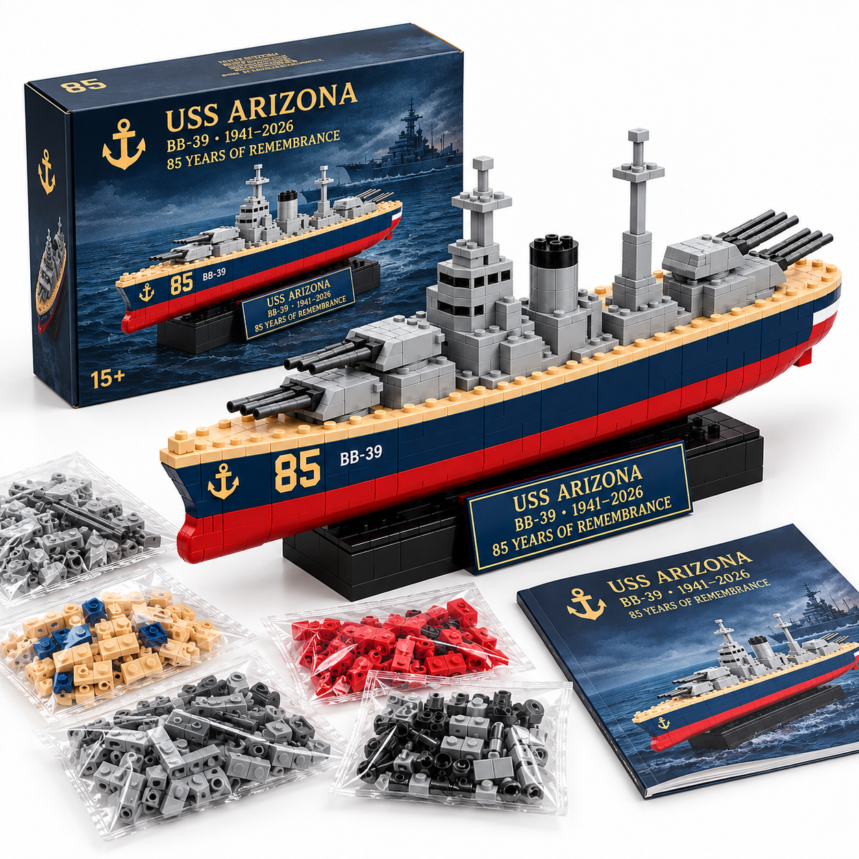 ⚓ USS Arizona BB-39 – 85 Years of Remembrance Building Set