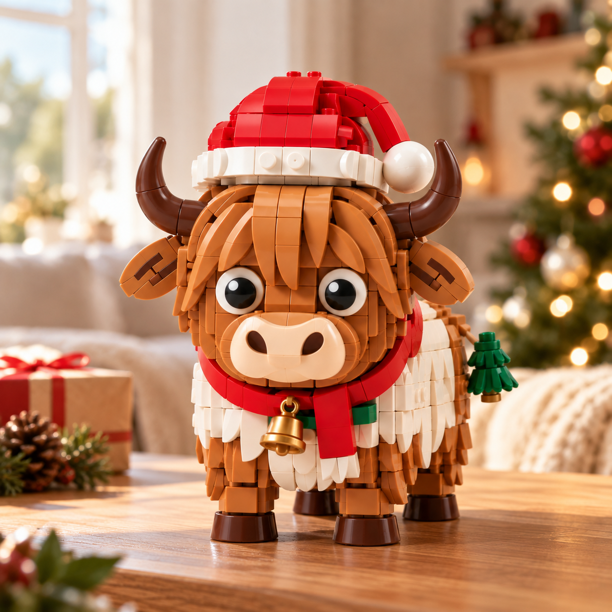 🐮2026 Christmas Highland Cow Building Set🎄