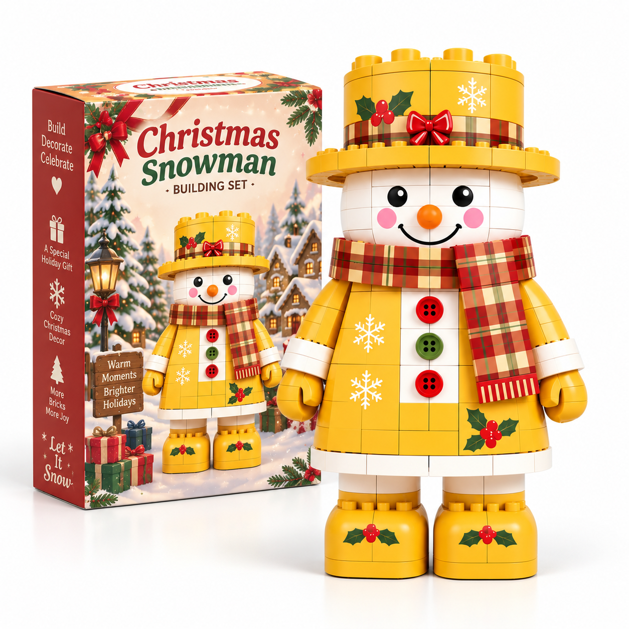  2026 Christmas Snowman Trio Building Set 🎄