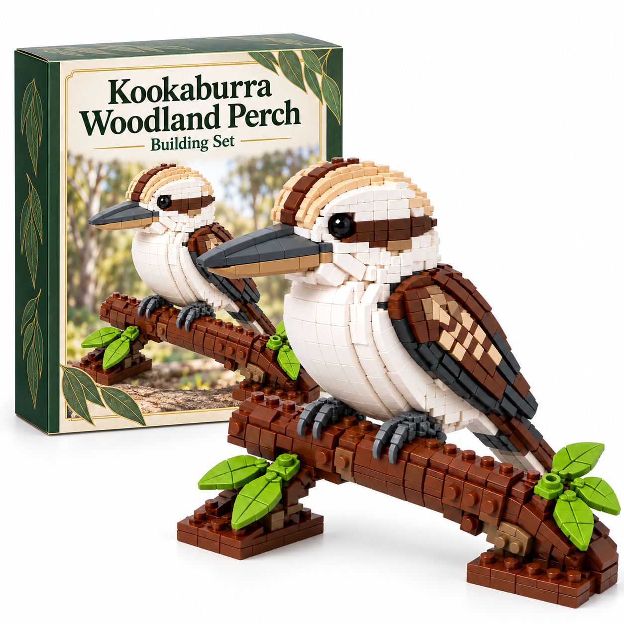 🐦 Kookaburra Woodland Perch Building Set