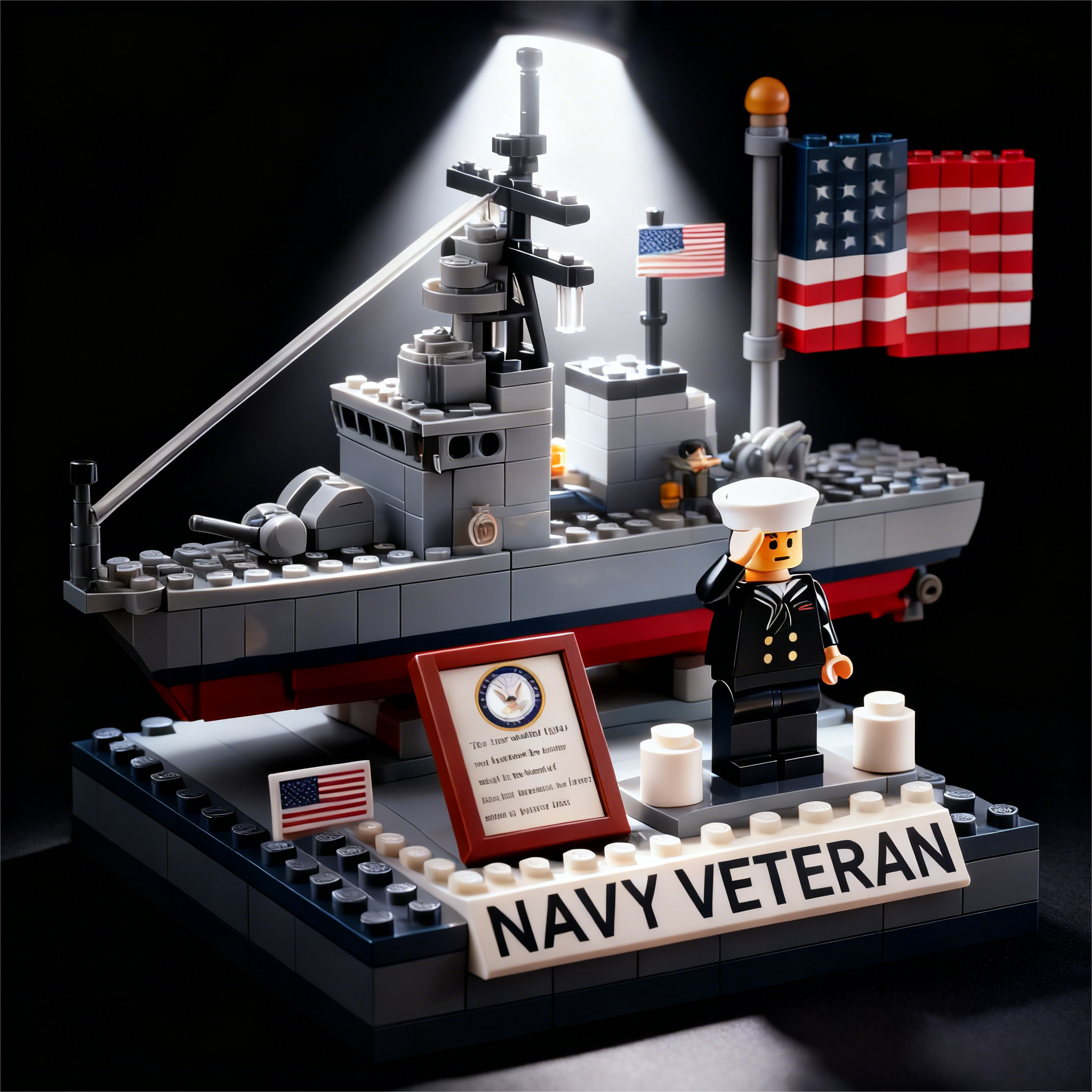🔥FLASH SALE 60% OFF🔥U.S. Military 250th Anniversary Patriotic Building Blocks