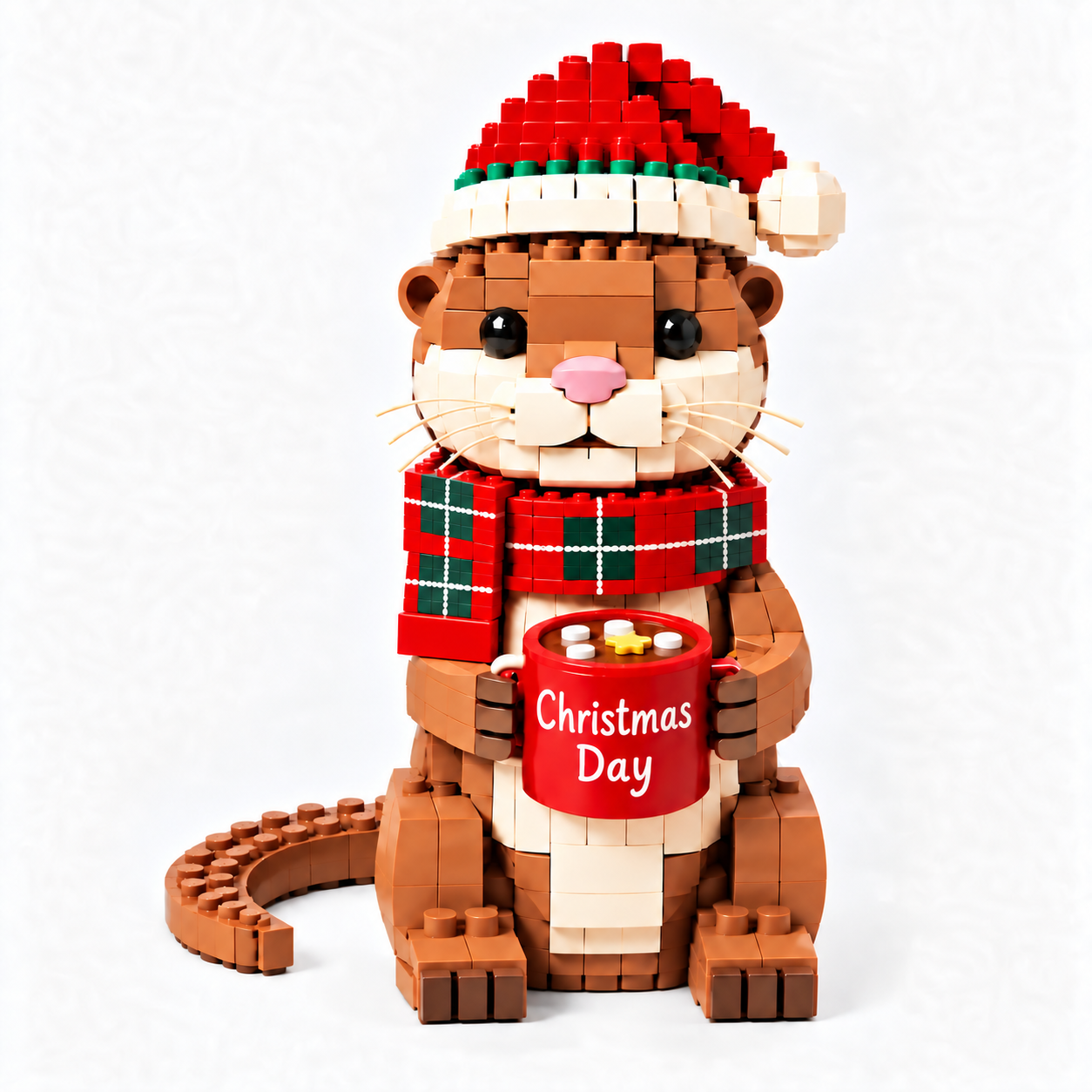 🎄 Christmas Cocoa Otter Building Set