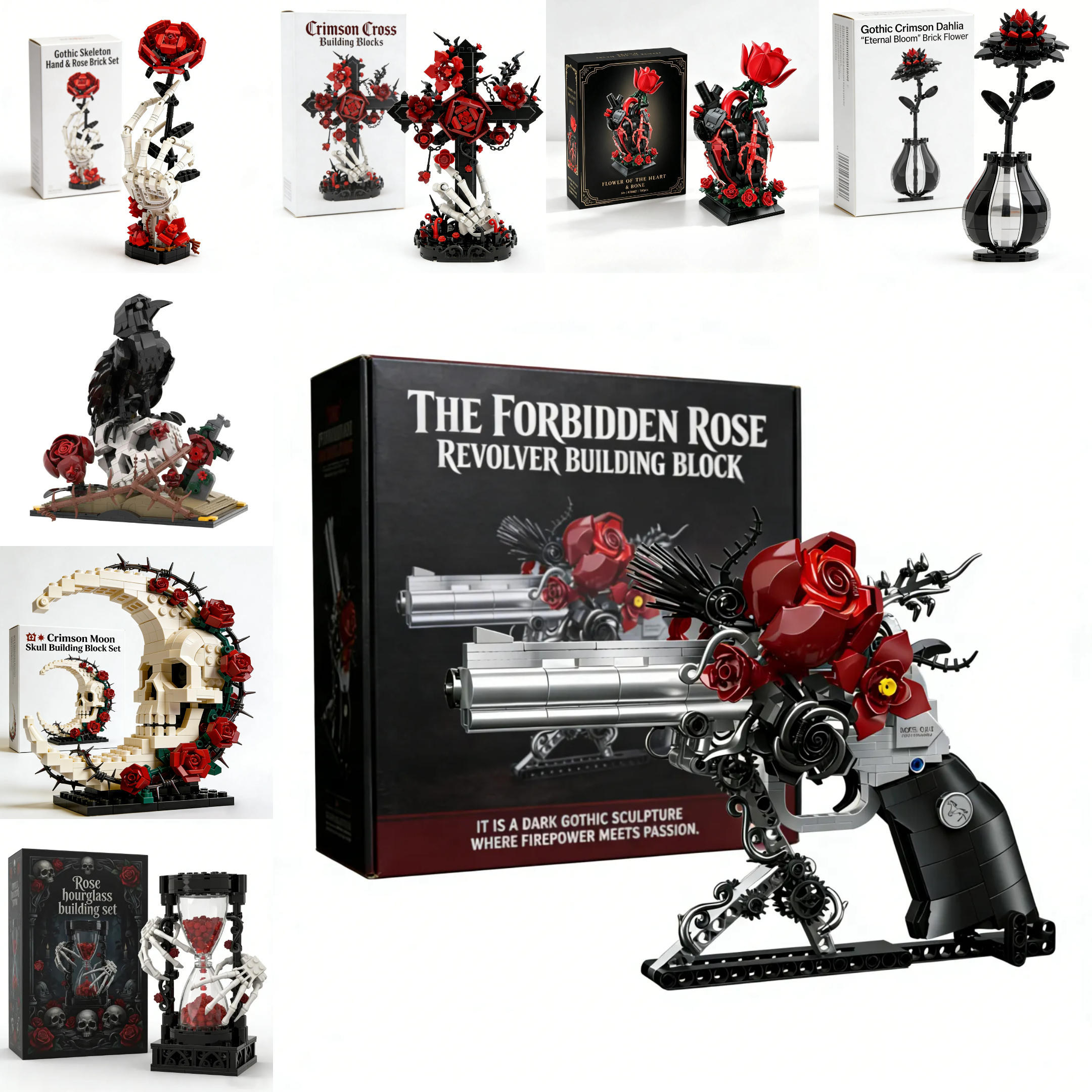 🌹🖤Midnight Rose – Gothic 2026 Limited Edition Brick Set