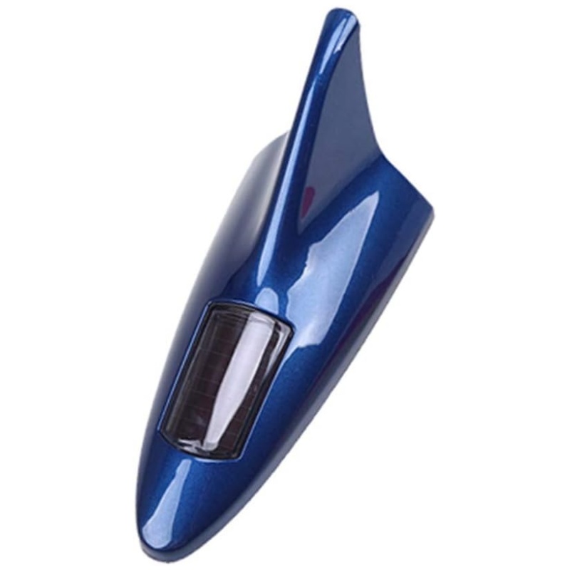 Solar-Powered LED Car Security Light - Shark Fin Antenna with Warning Flash
