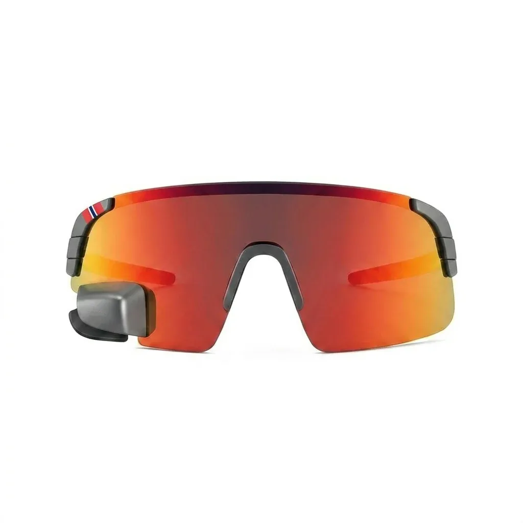 Wraparound Cycling Glasses with Rear Mirror