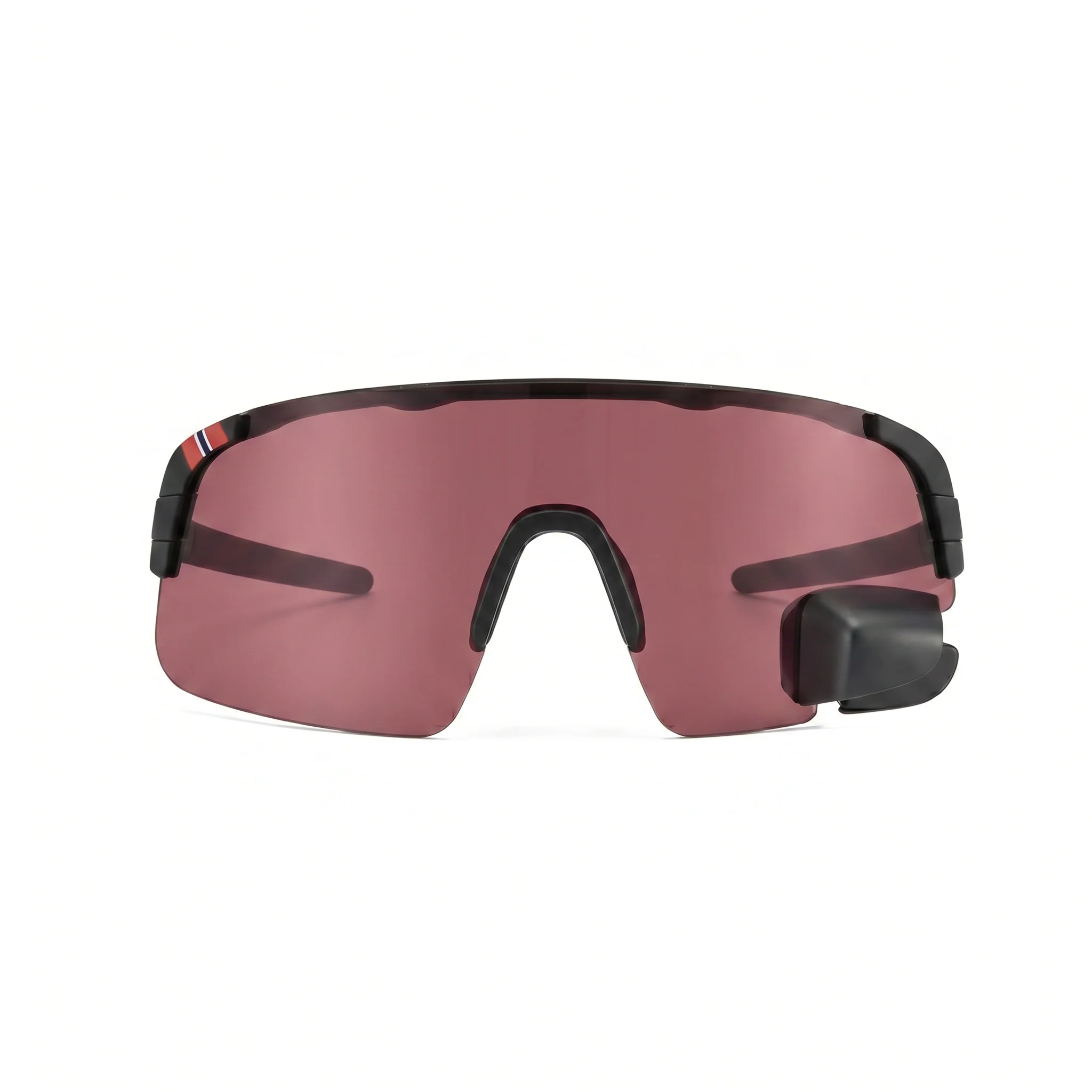 Wraparound Cycling Glasses with Rear Mirror
