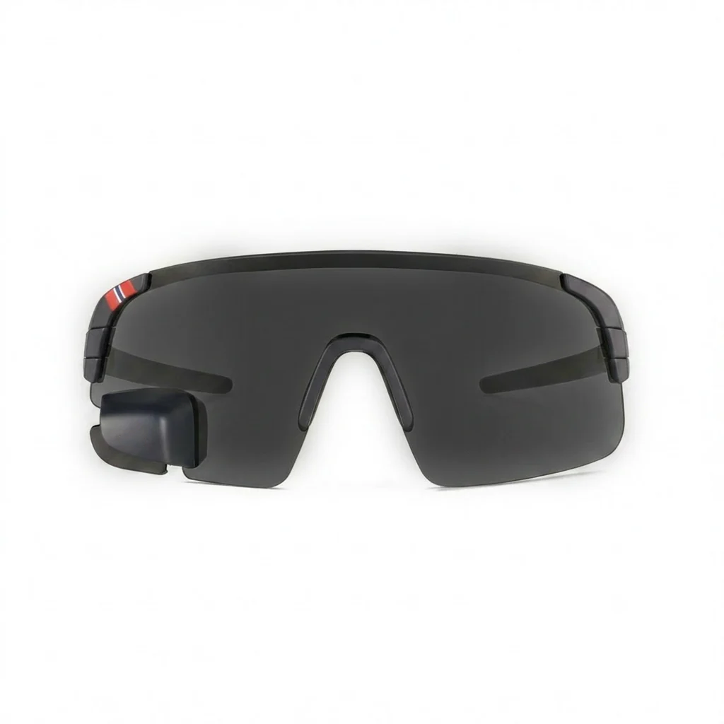 Wraparound Cycling Glasses with Rear Mirror