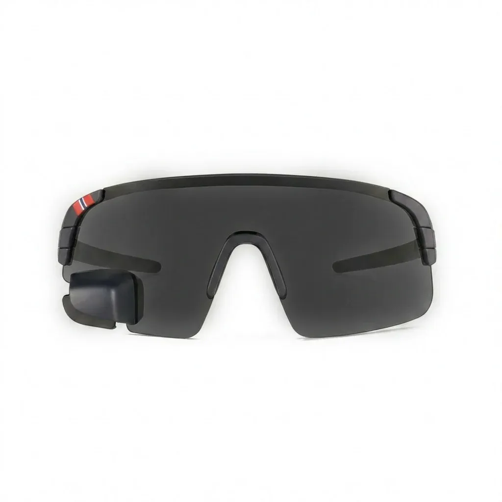 Wraparound Cycling Glasses with Rear Mirror