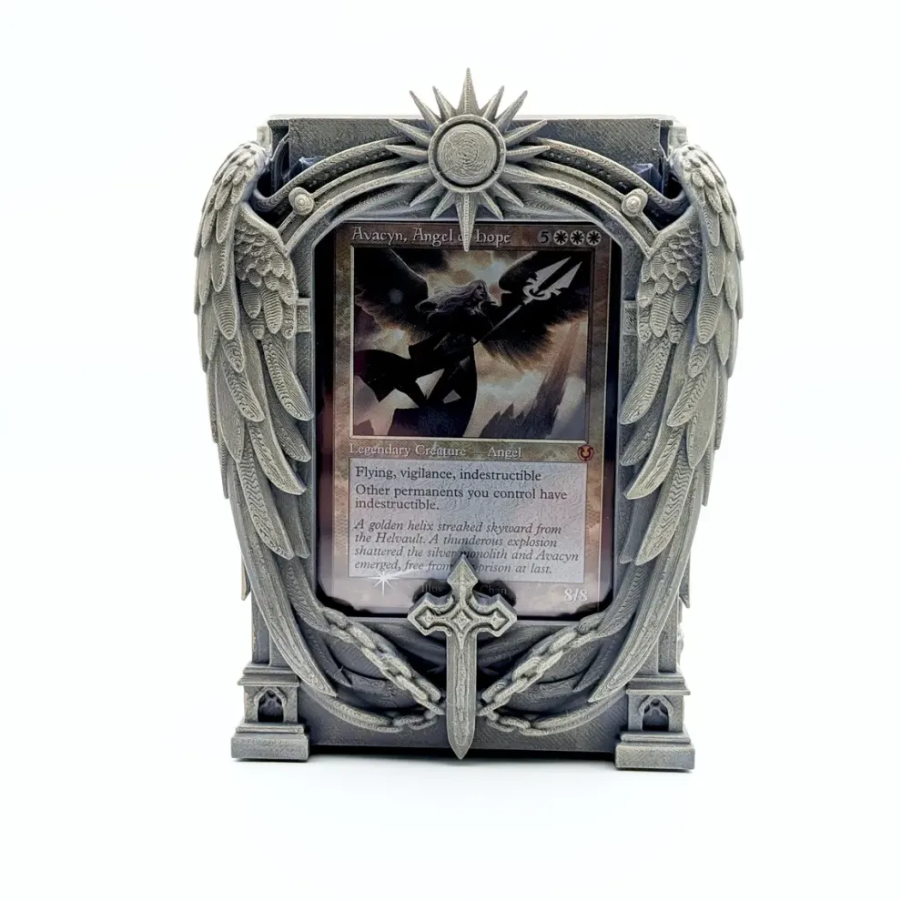 Fantasy-Themed Deck Box & Card Display Frame