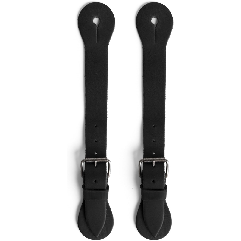 Handmade Full-Grain Leather Spur Straps – Set of 2, Unisex Western Equestrian Gear 