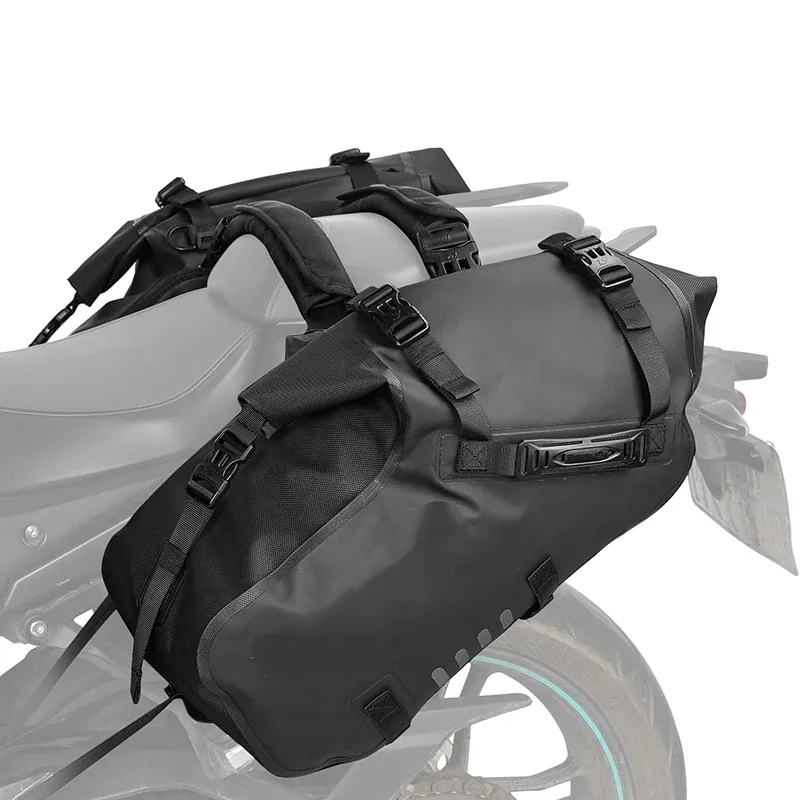 28L Waterproof Rackless Motorcycle Saddlebags