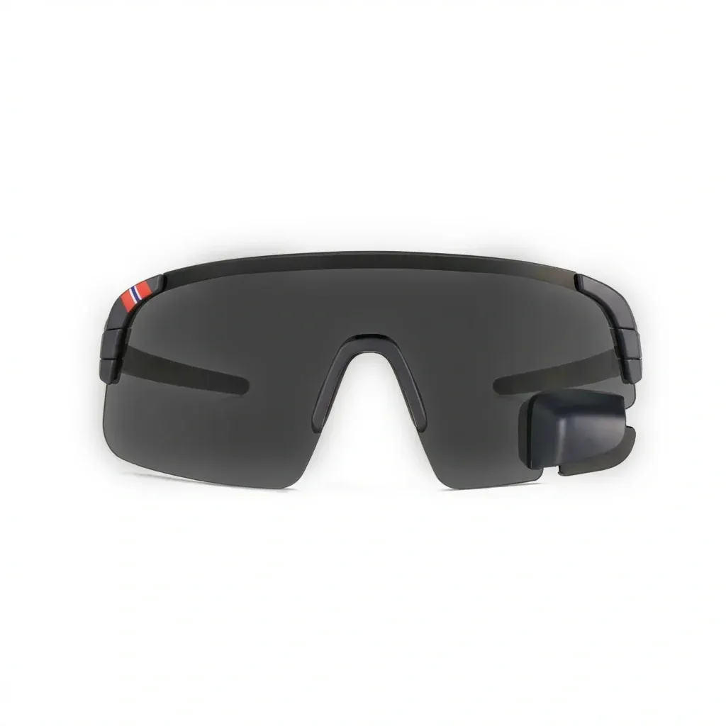 Wraparound Cycling Glasses with Rear Mirror