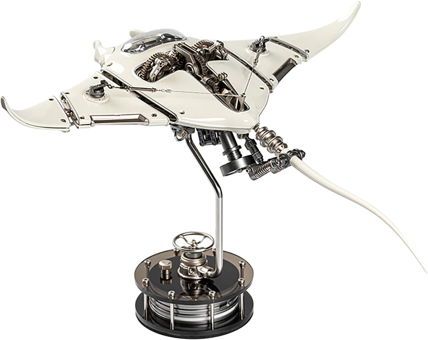 Mechanical Manta Ray Metal Model Experience the Fusion of Engineering and Art