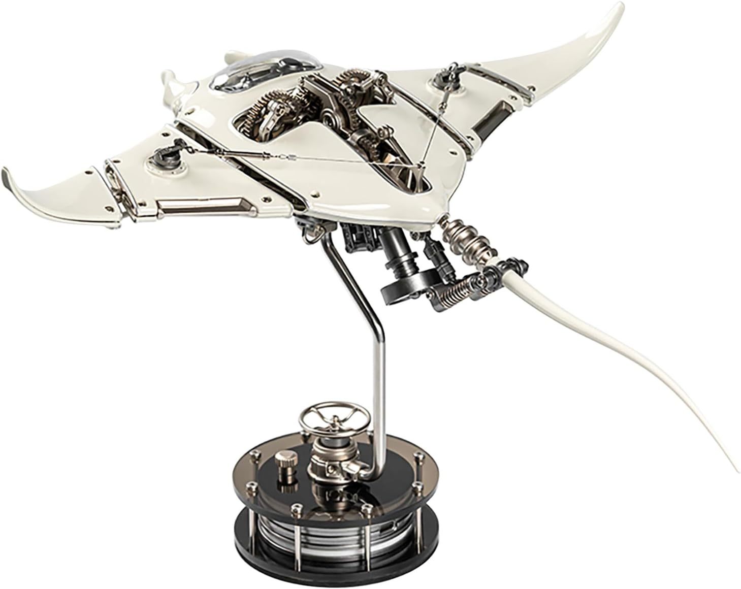 Mechanical Manta Ray Metal Model Experience the Fusion of Engineering and Art