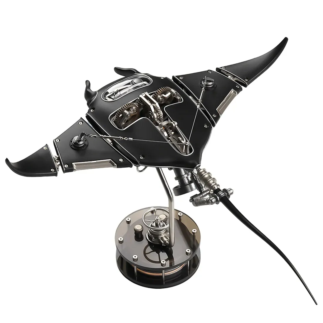 Mechanical Manta Ray Metal Model Experience the Fusion of Engineering and Art