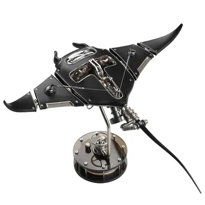 Mechanical Manta Ray Metal Model Experience the Fusion of Engineering and Art