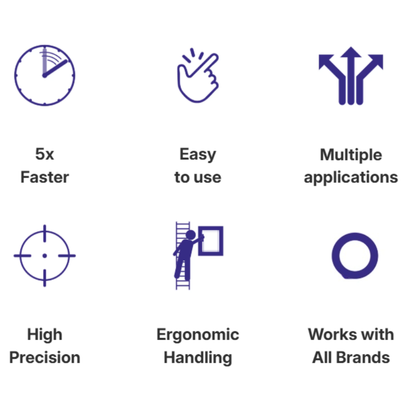 Paint Tape Applicator – 5× Faster Masking with Precision Control for Painting, Caulking & Trim Work！