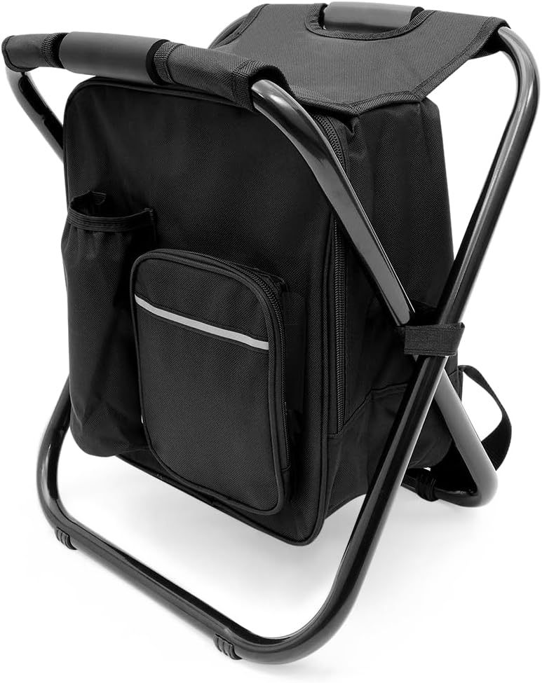 Stool Cooler Chair – Heavy-Duty Backpack Camping Stool