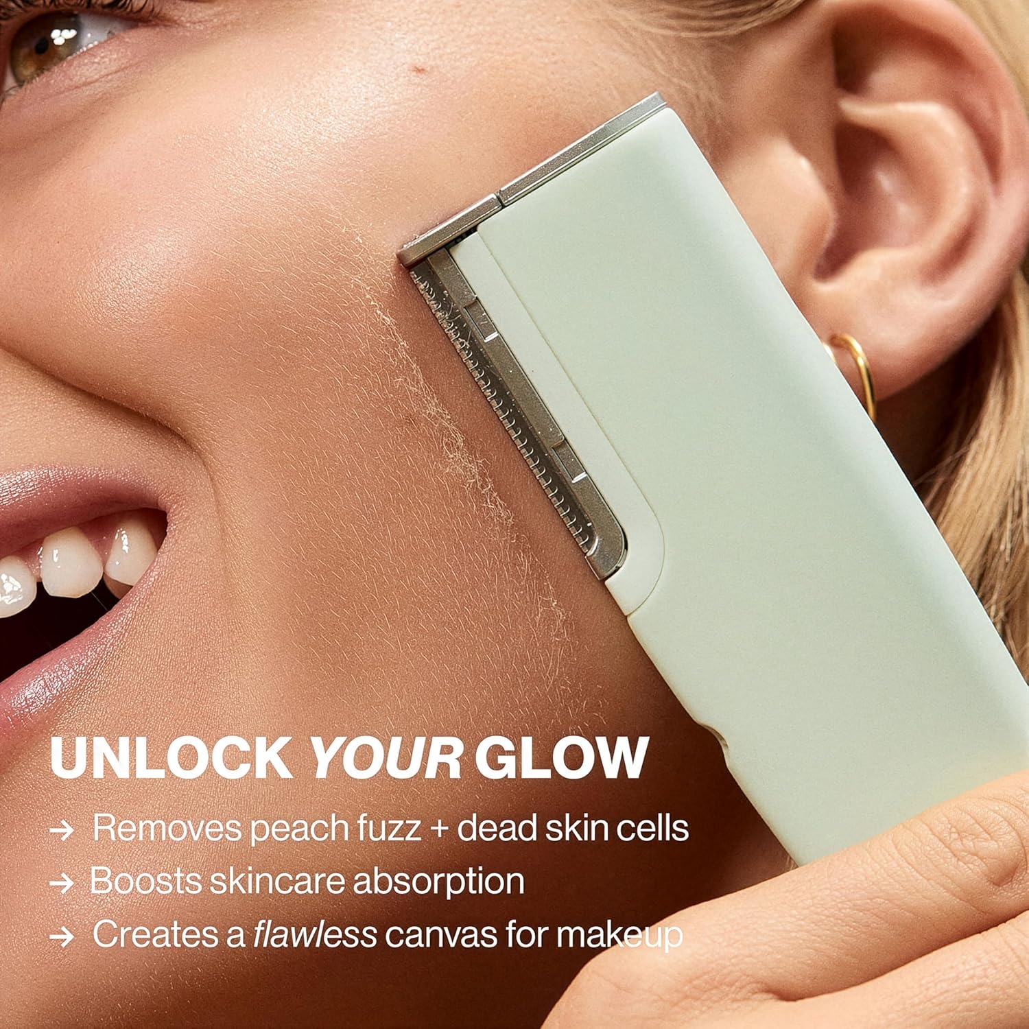 Sonic Dermaplaning Facial Exfoliation Tool