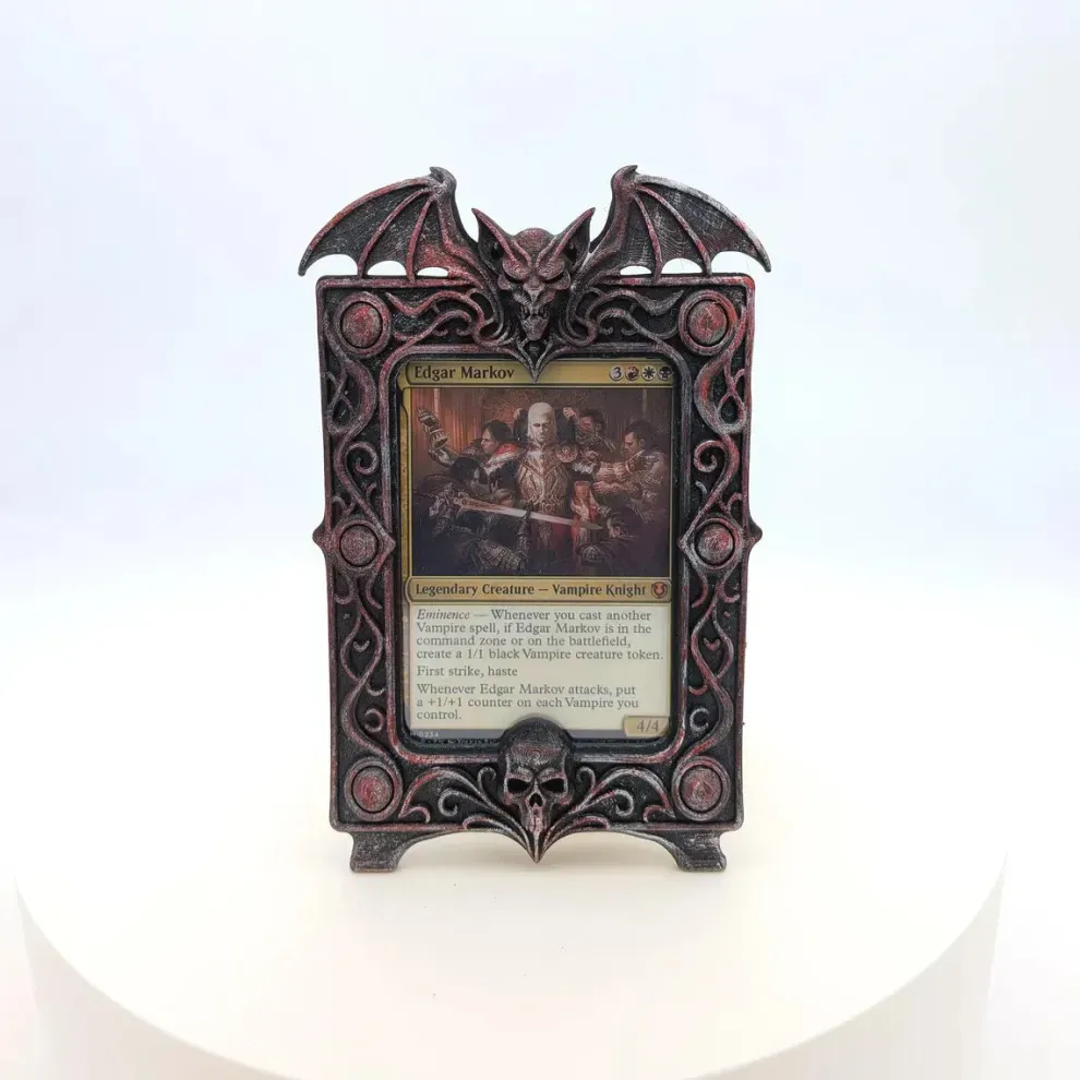Fantasy-Themed Deck Box & Card Display Frame