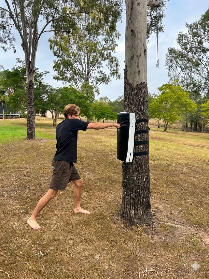 Outdoor Tree-Mounted Punching Pad Professional Portable Striking Training System
