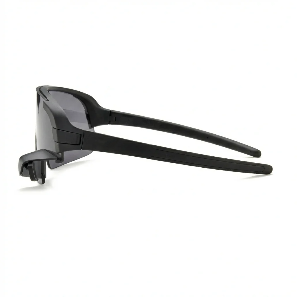 Wraparound Cycling Glasses with Rear Mirror