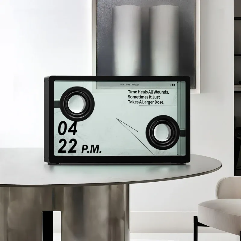 AI Dynamic Lyric Bluetooth Speaker with Visual Display