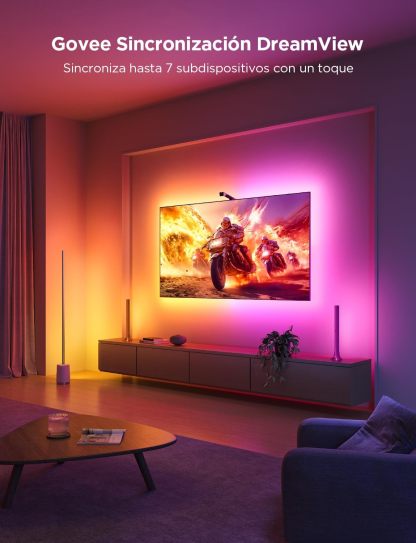 Immersive TV LED Backlight with Real-Time Color Sync for Movies & Gaming