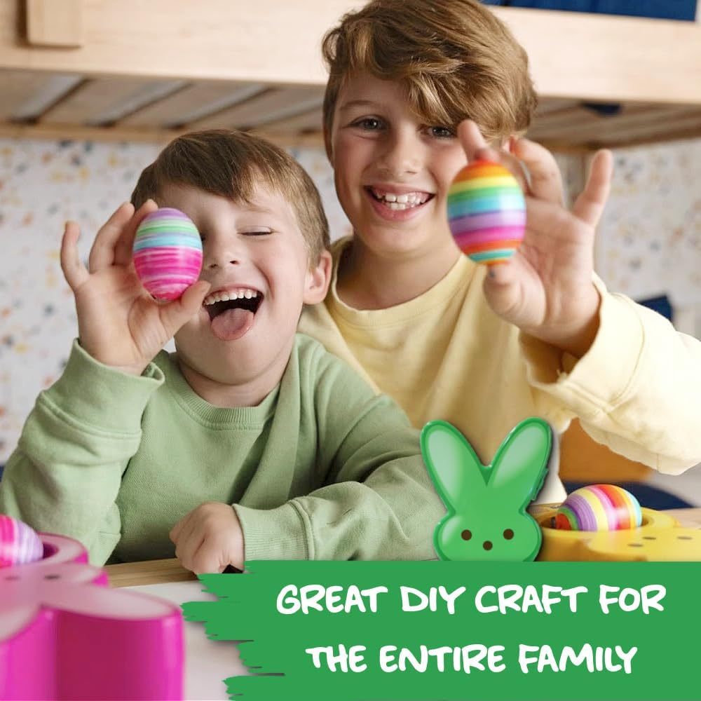 🐰 Egg Decorating Spinner Kit-Fun & Creative DIY Egg Art for Kids and Families
