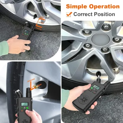 2-in-1 Tire Pressure Sensor Reset Tool & Digital Tire Pressure Gauge