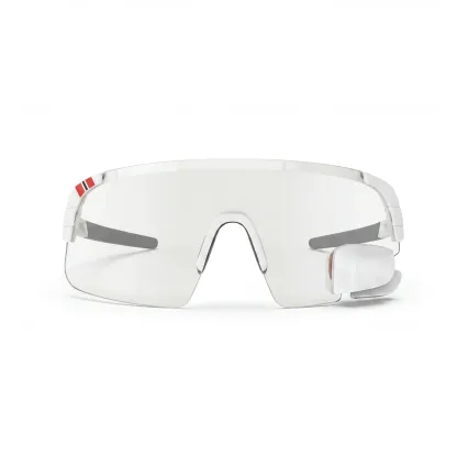 Wraparound Cycling Glasses with Rear Mirror