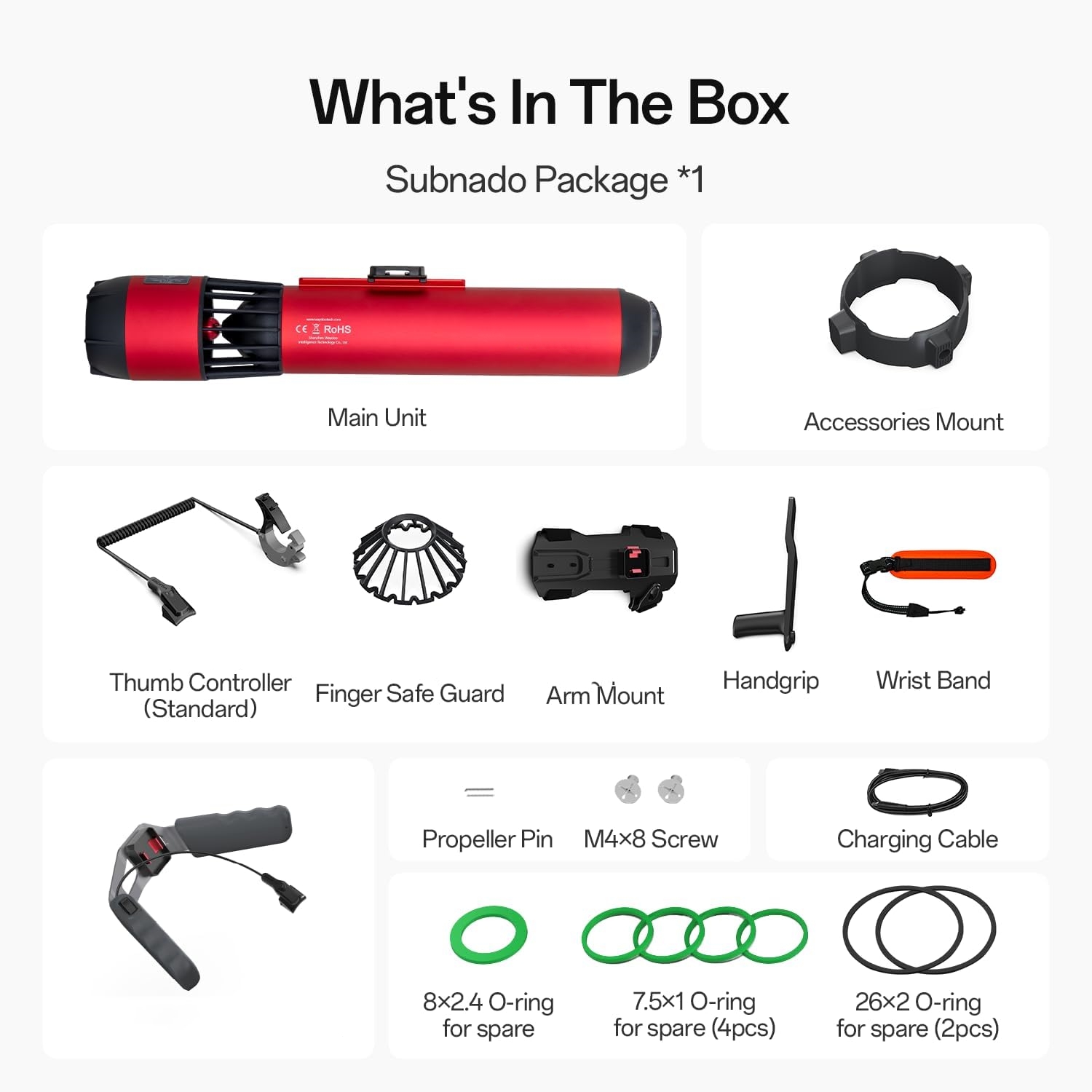 Portable Underwater Scooter for Diving&Snorkeling