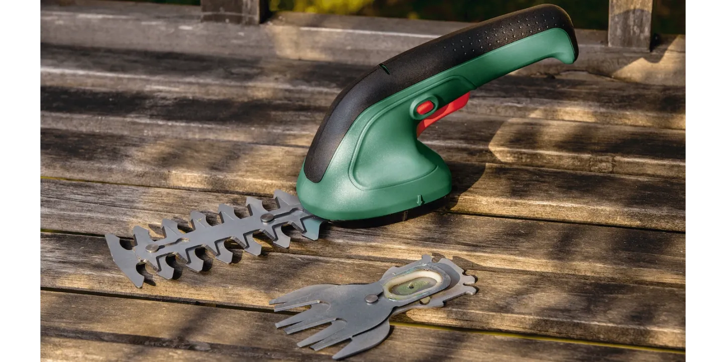 Cordless 3.6V Grass & Shrub Shear – Lightweight Dual-Blade Garden Trimmer