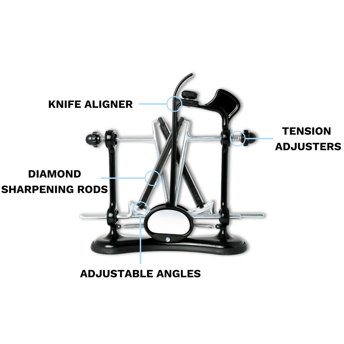 Precision Knife Sharpener – Adjustable Angle Professional Sharpening System