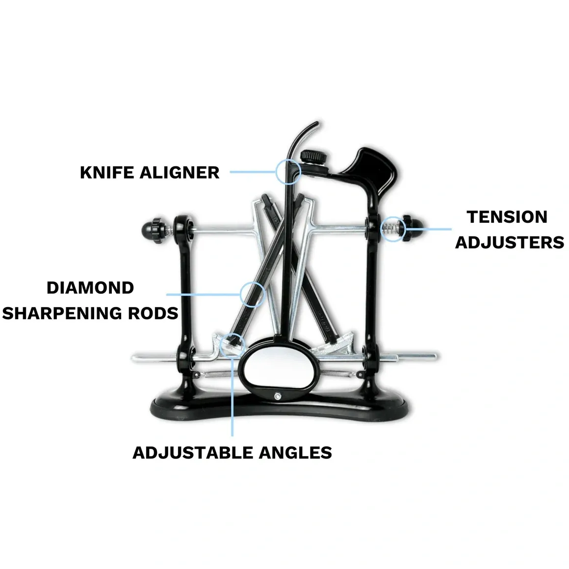 Precision Knife Sharpener – Adjustable Angle Professional Sharpening System
