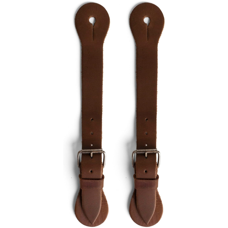 Handmade Full-Grain Leather Spur Straps – Set of 2, Unisex Western Equestrian Gear