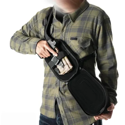 CCW Sling Bag – Rapid Access, 3 Security Modes, Off-Body Carry for Concealed Weapons