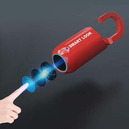 Multifunctional Fingerprint Padlock — USB-Rechargeable