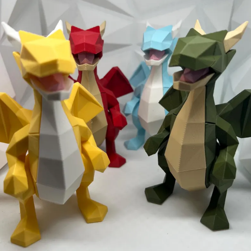 Dragon-shaped puzzle | Magnetic puzzle