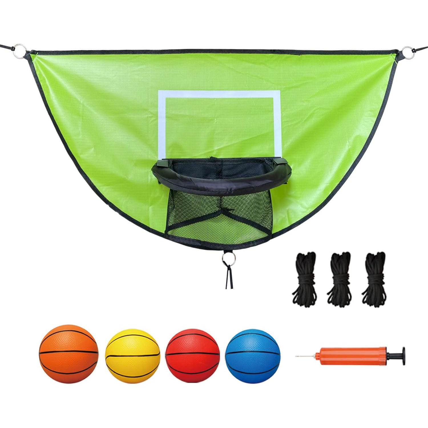 Trampoline Basketball Hoop Set