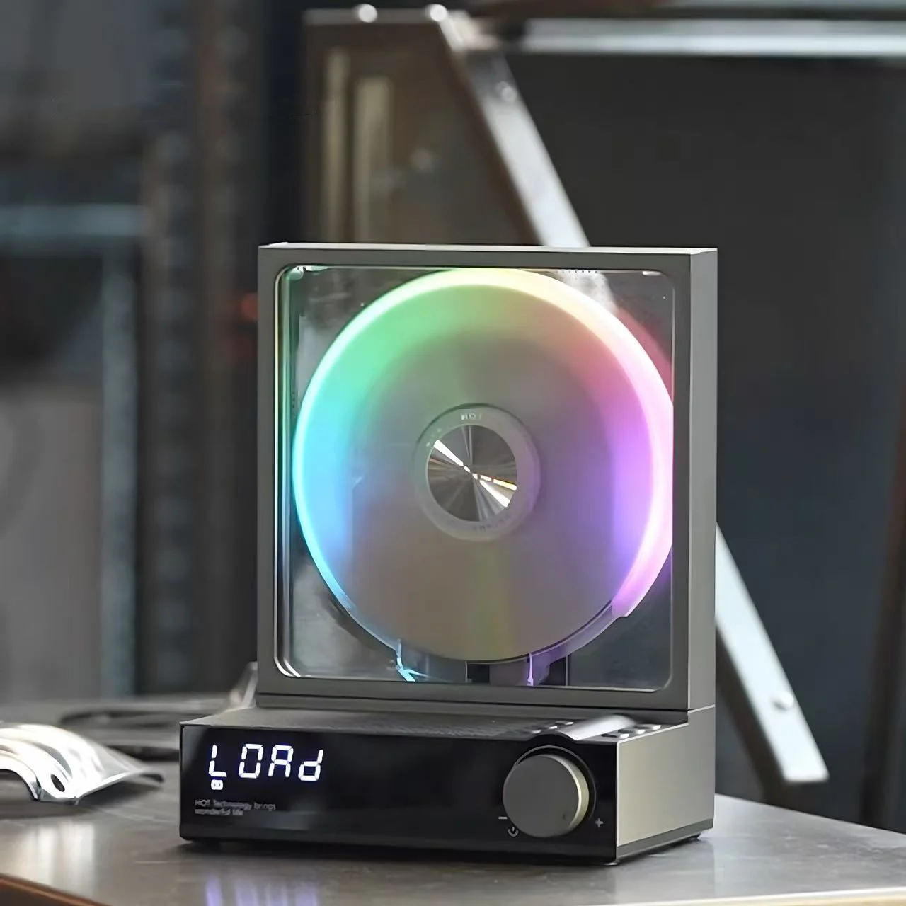 Transparent CD Player – Bluetooth 5.3 with RGB Lights