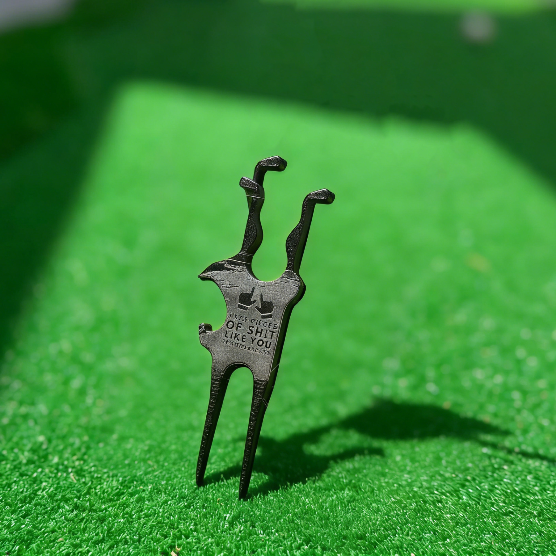 All-in-One Magnetic Cigar Holder, Beer Shotgun, and Ball Mark Repair Multi-Tool