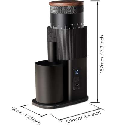 Portable electric coffee grinder
