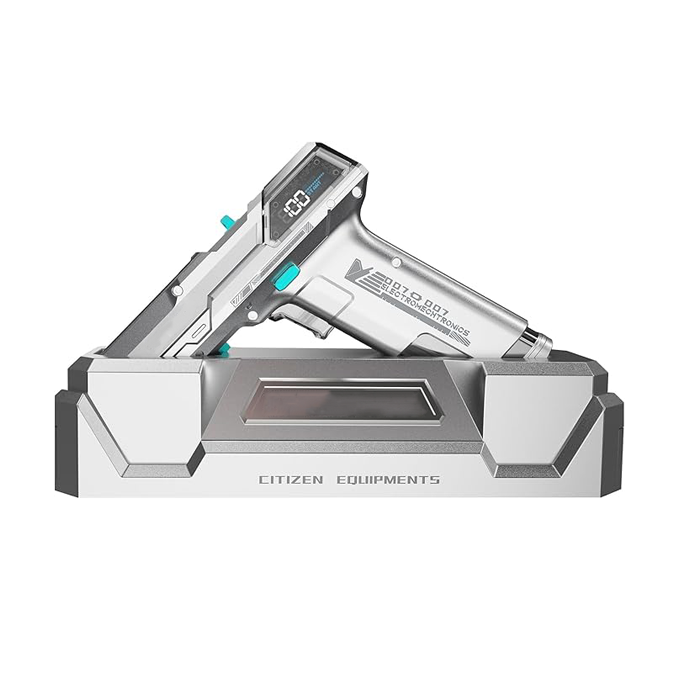 Gun-shaped AI intelligent 8V dual-speed impact drill set