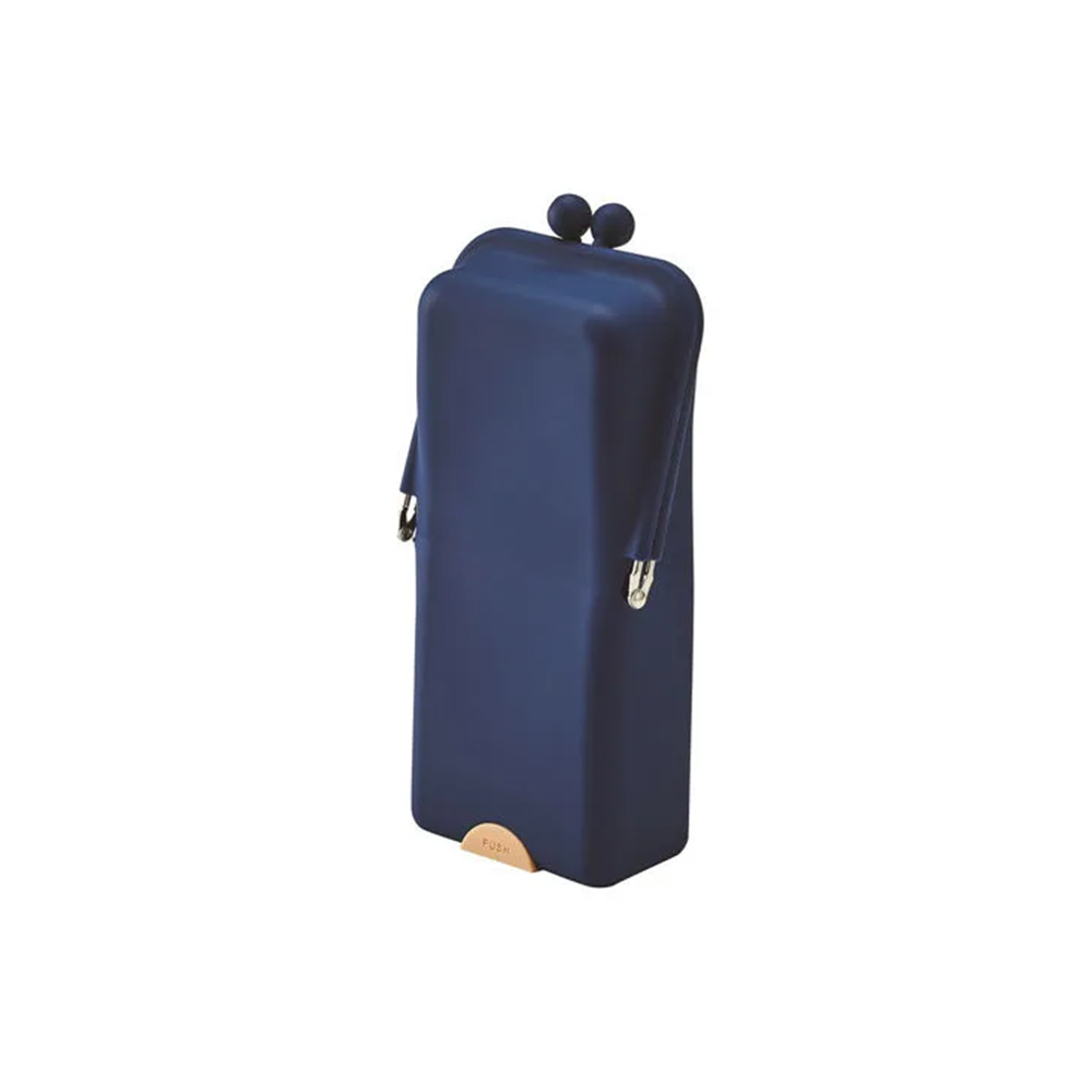 Pencil case, stand-up, frog-mouth style, silicone writing instrument box