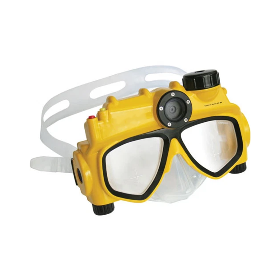 5-megapixel underwater digital camera mask