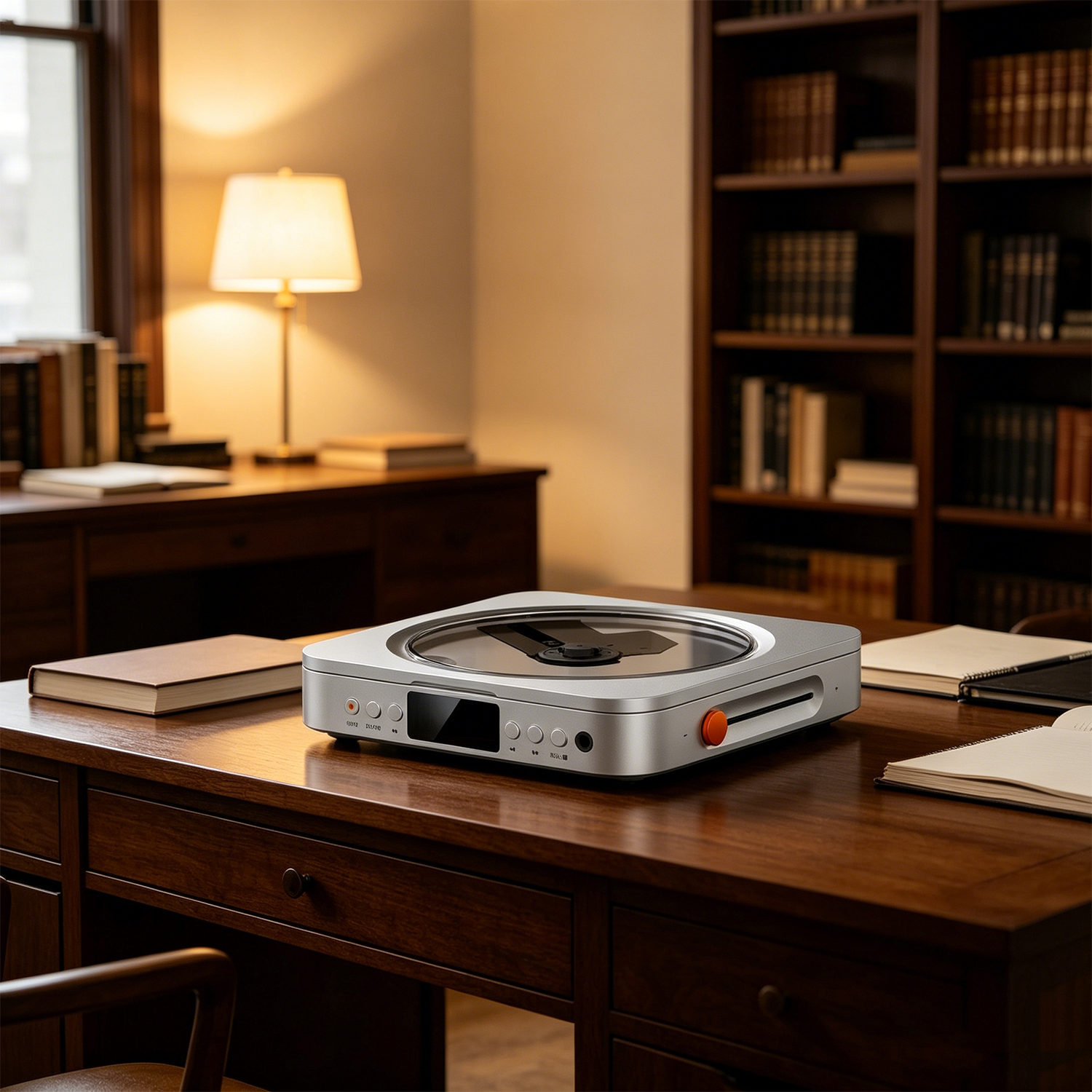 Compact and portable CD player