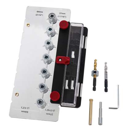Shelf Hole Drilling Jig – Adjustable Shelf Pin Locator