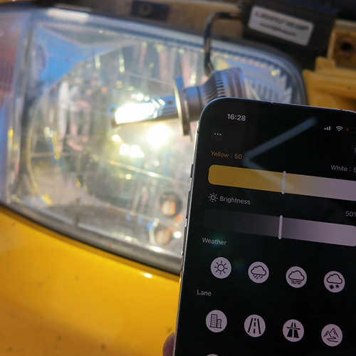 Magic App-Controlled LED Car Bulb